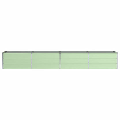 Plantekassed grønn 320 x 80 x 45 cm Stål