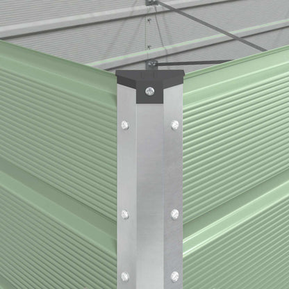Plantekassed Pastellgrønn 385 x 100 x 45 cm Galvanisert Stål