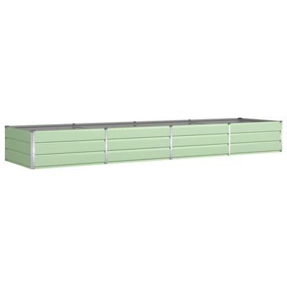 Plantekassed Pastellgrønn 385 x 100 x 45 cm Galvanisert Stål