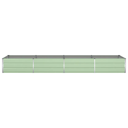 Plantekassed Pastellgrønn 385 x 100 x 45 cm Galvanisert Stål