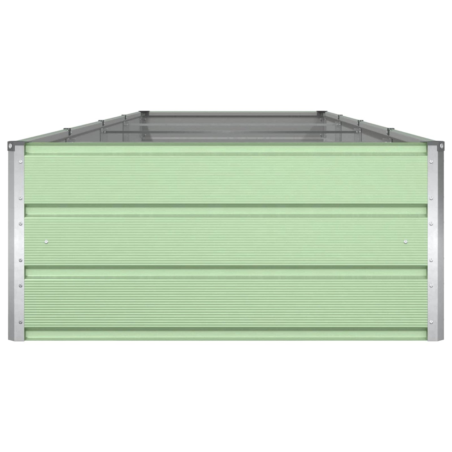 Plantekassed Pastellgrønn 385 x 100 x 45 cm Galvanisert Stål
