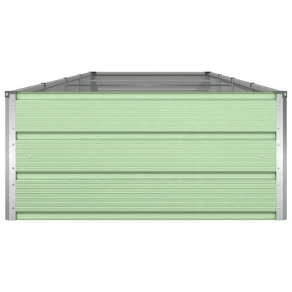 Plantekassed Pastellgrønn 385 x 100 x 45 cm Galvanisert Stål