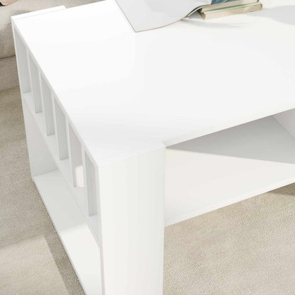 Kaffebord Hvit 92 x 49,5 x 45 cm Konstruert tre