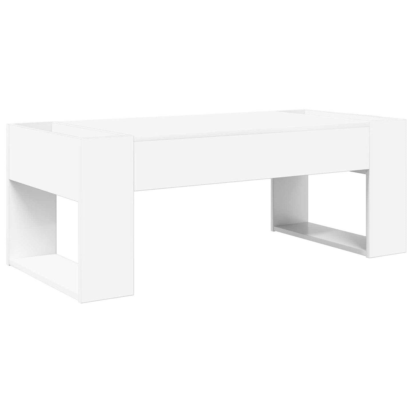 Salongbord Sofabord Hvit 110 x 50 x 41 cm