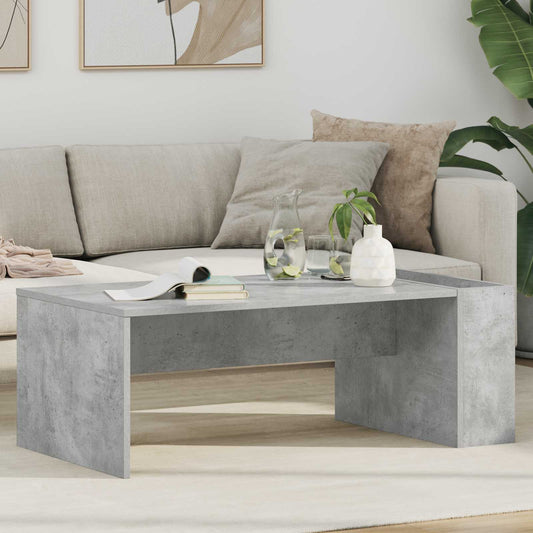 Salongbord Sofabord Betonggrå 95 x 50 x 34 cm
