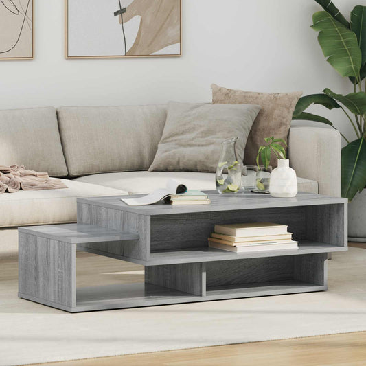 Salongbord Sofabord Sonoma Grå 105 x 50 x 32,5 cm