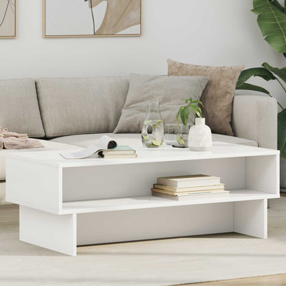 Salongbord Sofabord Hvit 100 x 46 x 35 cm