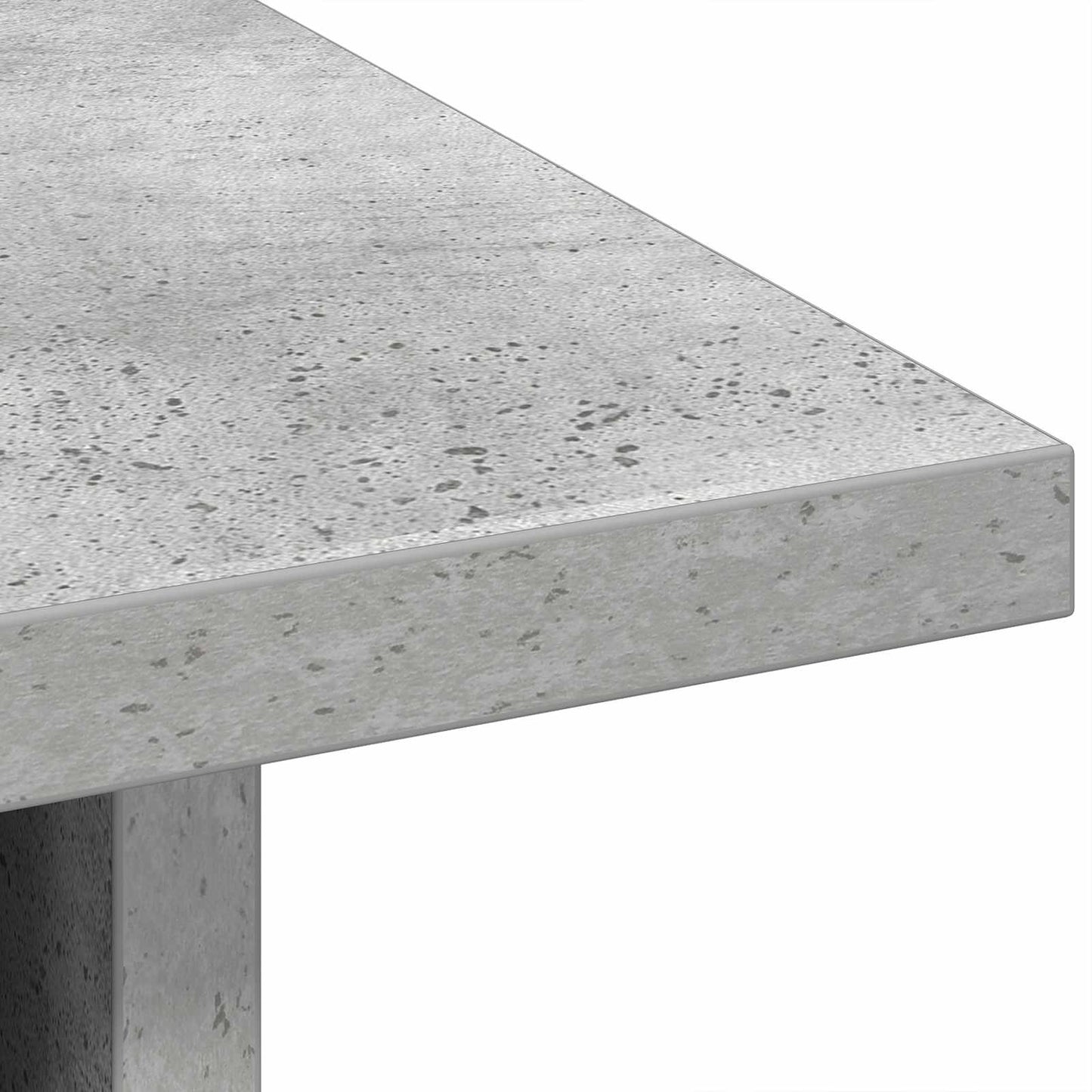 Nattbord 2 pcs Betonggrå 41 x 40 x 45 cm Konstruert tre