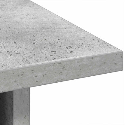 Nattbord 2 pcs Betonggrå 41 x 40 x 45 cm Konstruert tre