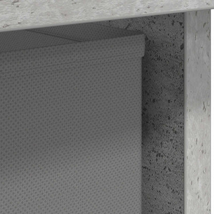 Nattbord 2 pcs Betonggrå 41 x 40 x 45 cm Konstruert tre