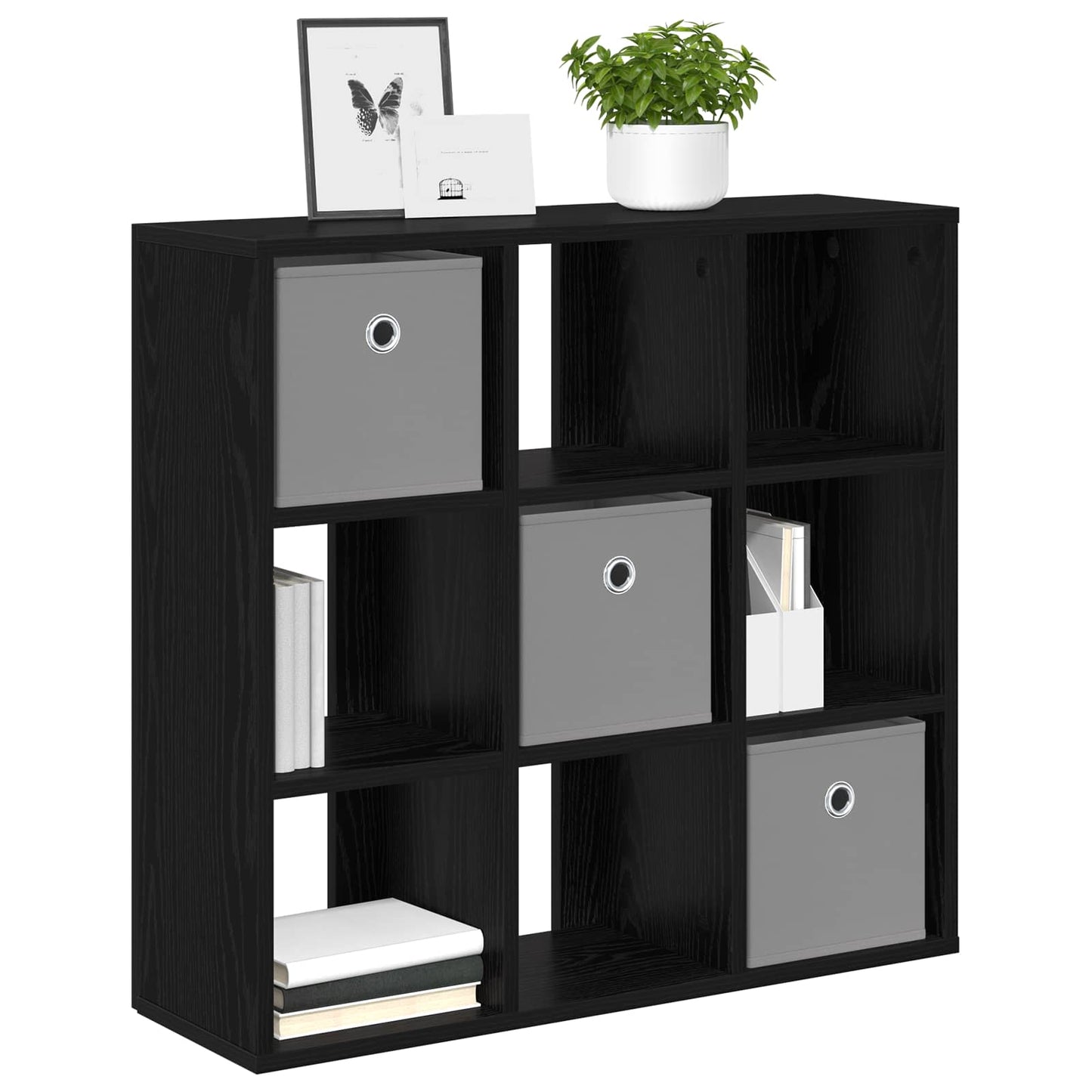 Serviesskap med skuff Svart Eik 73,5 x 24 x 69,5 cm