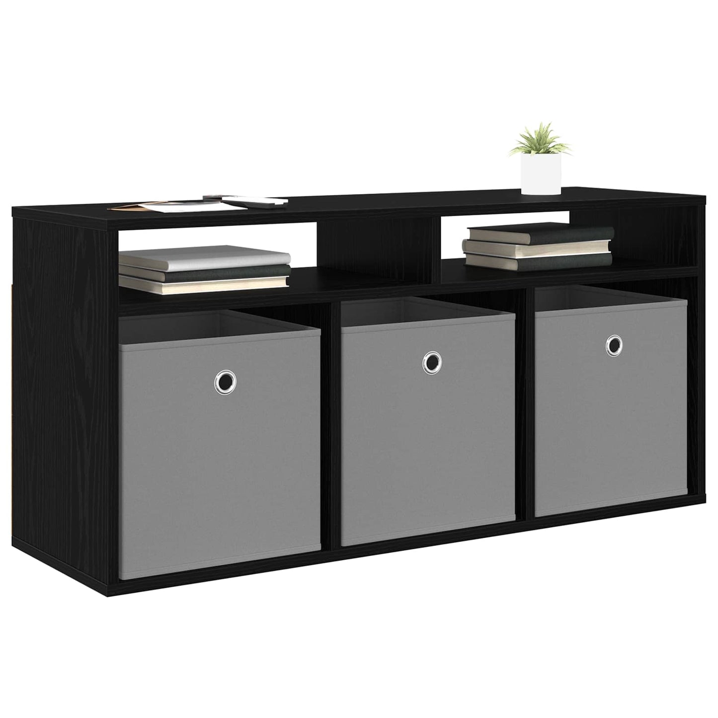 Lavbord med skuff Svart Eik 102 x 32 x 48,5 cm