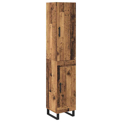 Høyskap Gamle tre 34,5 x 34 x 180 cm Konstruert tre