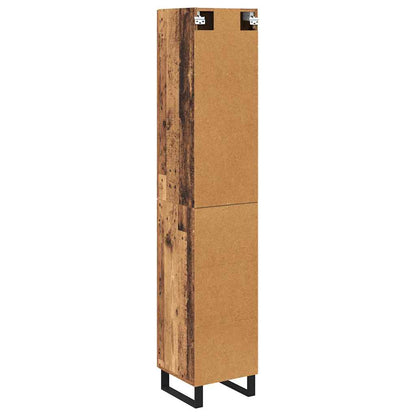 Høyskap Gamle tre 34,5 x 34 x 180 cm Konstruert tre
