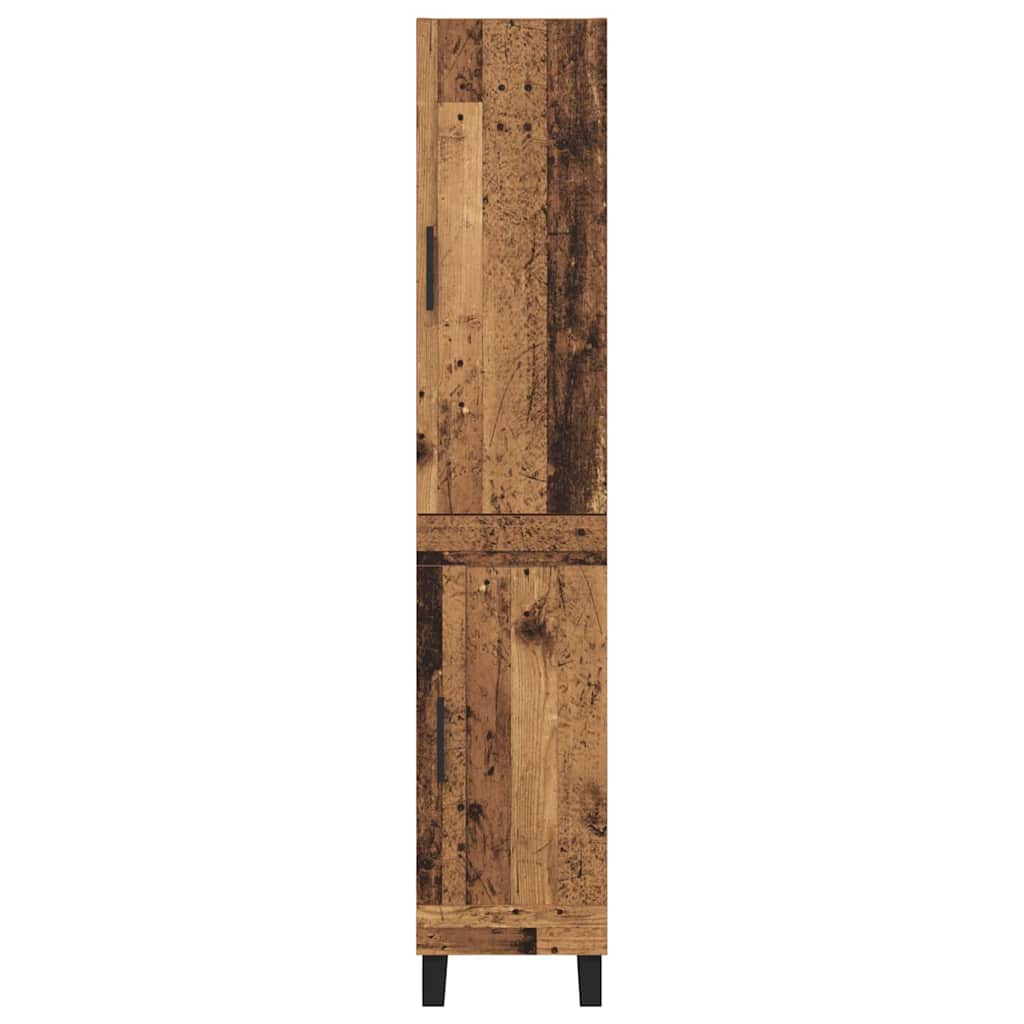 Høyskap Gamle tre 34,5 x 34 x 180 cm Konstruert tre