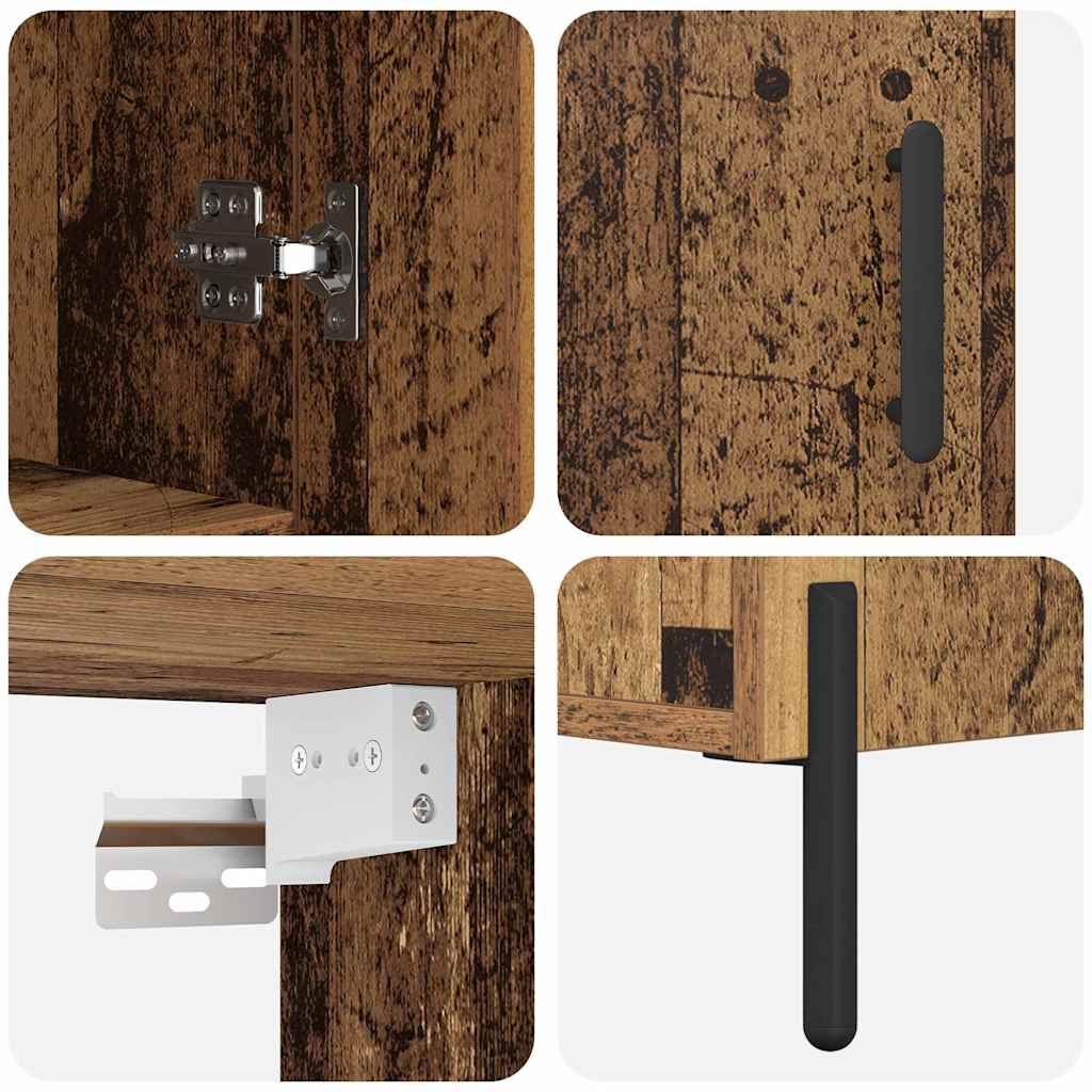 Skap Gammelt Tre 69,5 x 32,5 x 180 cm