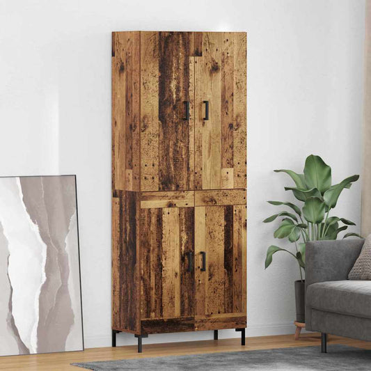 Skap Gammelt Tre 69,5 x 34 x 180 cm