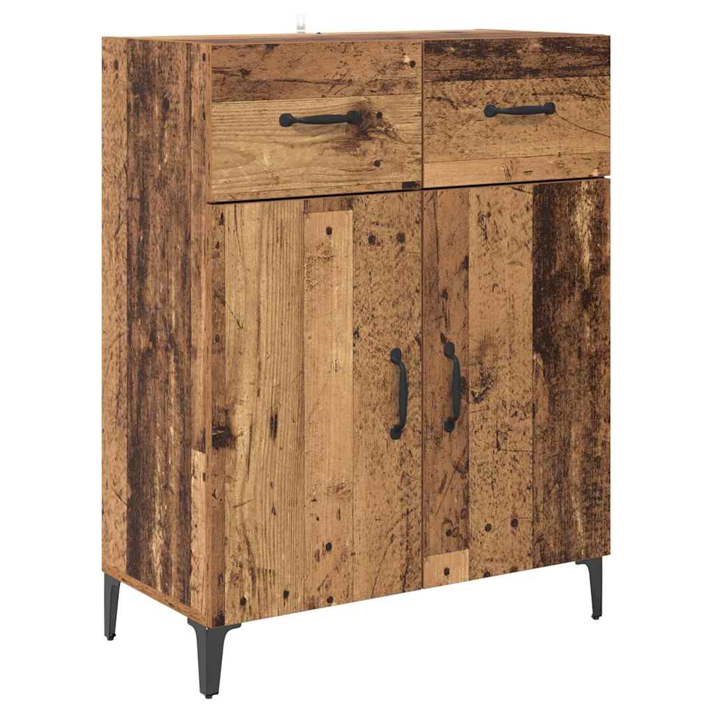 Høyskap Veggmontert Gamle tre 69,5 x 34 x 180 cm Konstruert tre
