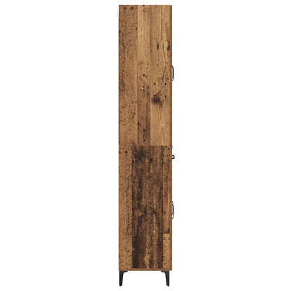 Høyskap Veggmontert Gamle tre 69,5 x 34 x 180 cm Konstruert tre