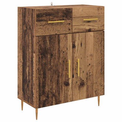 Høyskap Veggmontert Gamle tre 69,5 x 34 x 180 cm Konstruert tre