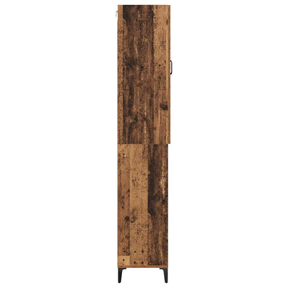 Høyskap Veggmontert Gamle tre 69,5 x 34 x 180 cm Konstruert tre