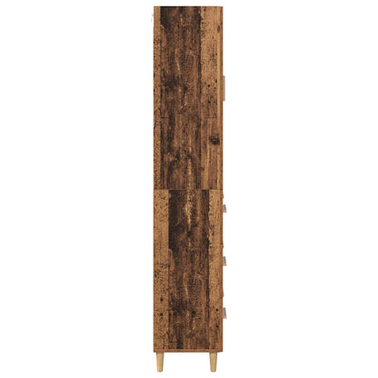 Høyskap Gamle tre 69,5 x 34 x 180 cm Sponplater og glass