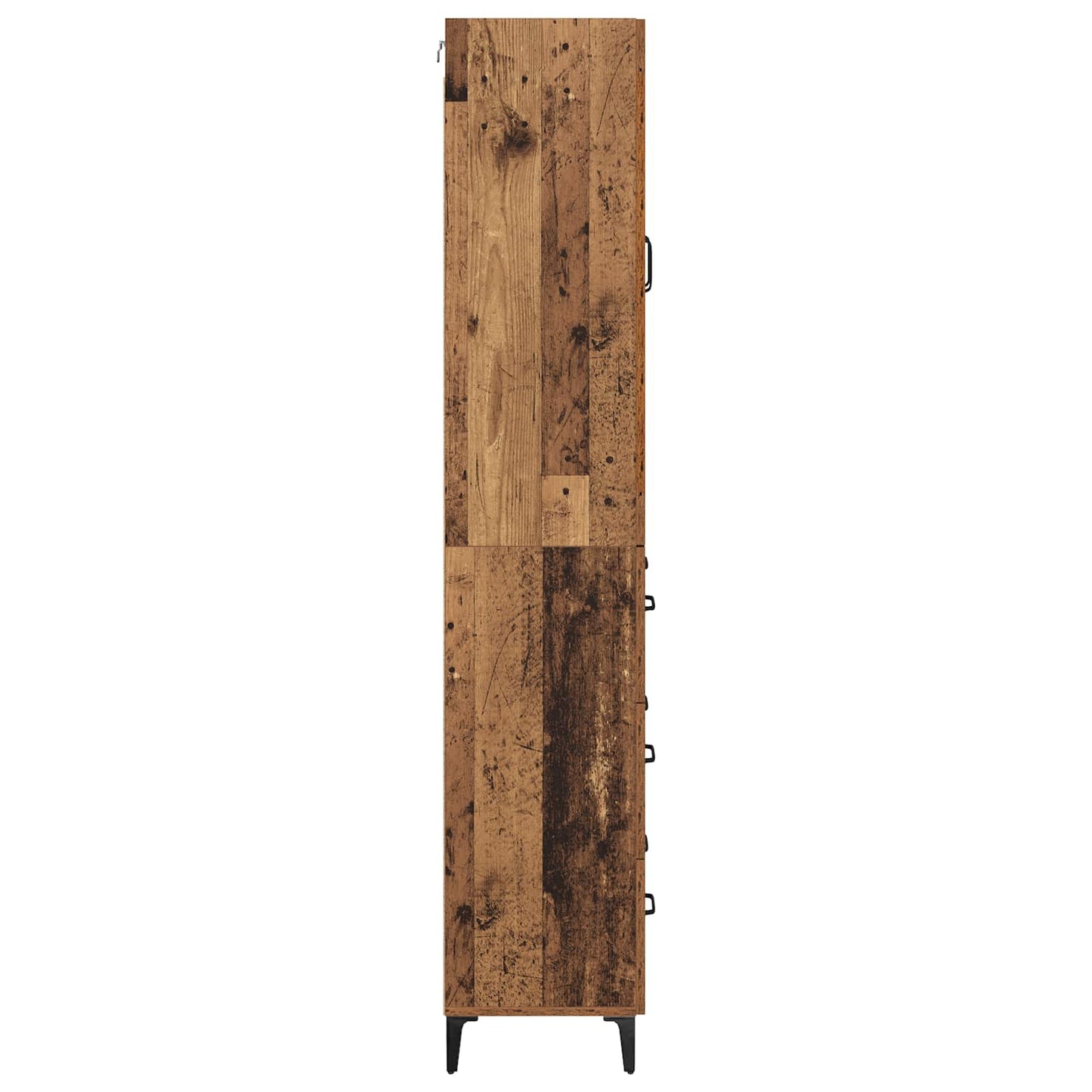 Høyskap Veggmontert Gamle tre 69,5 x 34 x 180 cm Konstruert tre