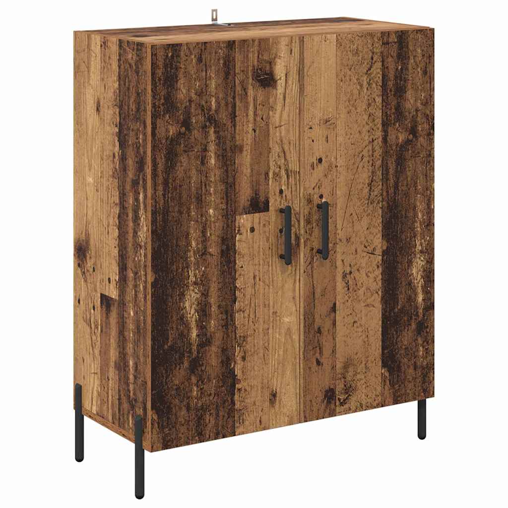 Høyskap Veggmontert Gamle tre 69,5 x 34 x 180 cm Konstruert tre