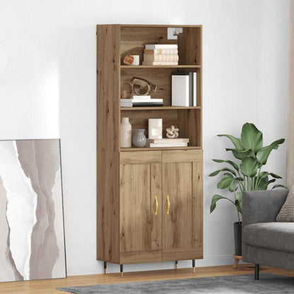 Høyskap Artisan Eik 69,5 x 34 x 180 cm Konstruert tre
