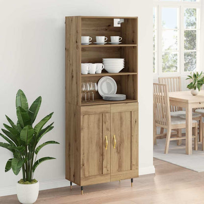 Høyskap Artisan Eik 69,5 x 34 x 180 cm Konstruert tre
