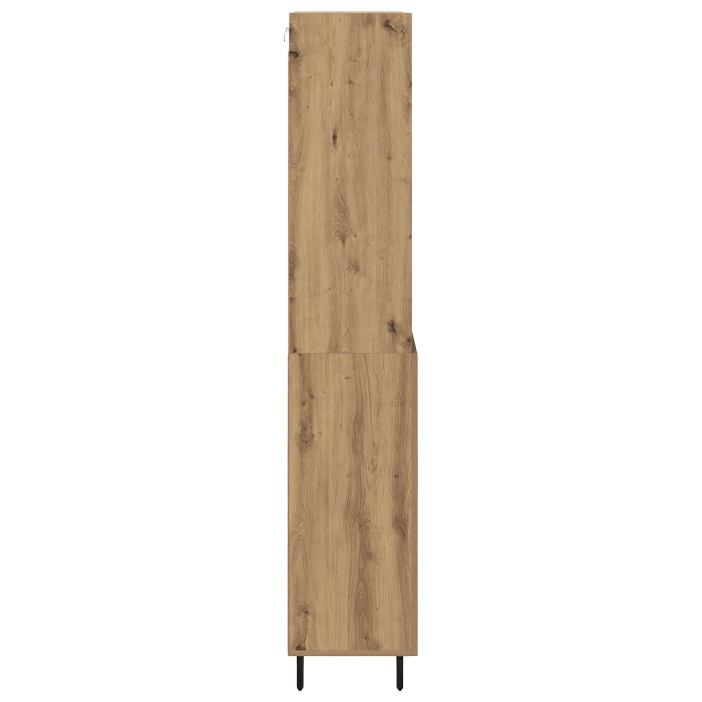 Høyskap Artisan Eik 69,5 x 34 x 180 cm Sponplater og glass
