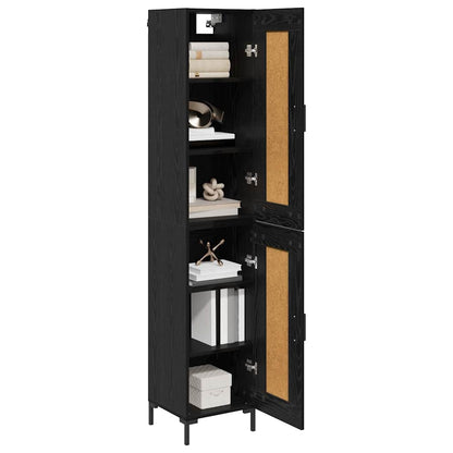 Skap Svart Eik 34,5 x 34 x 180 cm