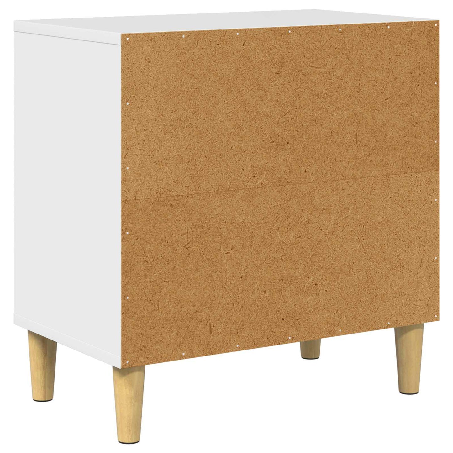 Katt Hus Glanset Hvit 51 x 30 x 52 cm Konstruert tre