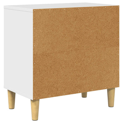 Katt Hus Glanset Hvit 51 x 30 x 52 cm Konstruert tre