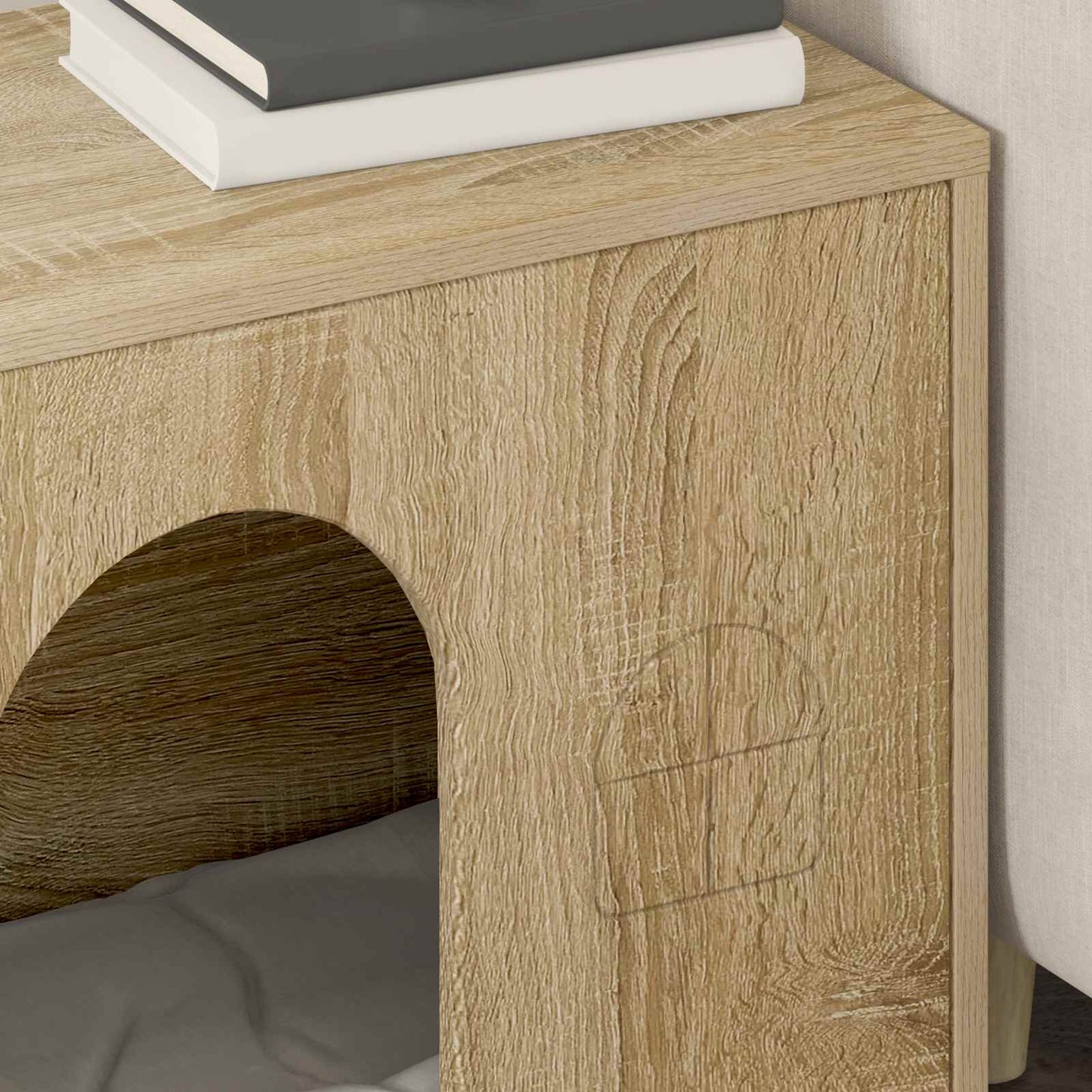 Katt Hus Sonoma 51 x 30 x 52 cm Konstruert tre