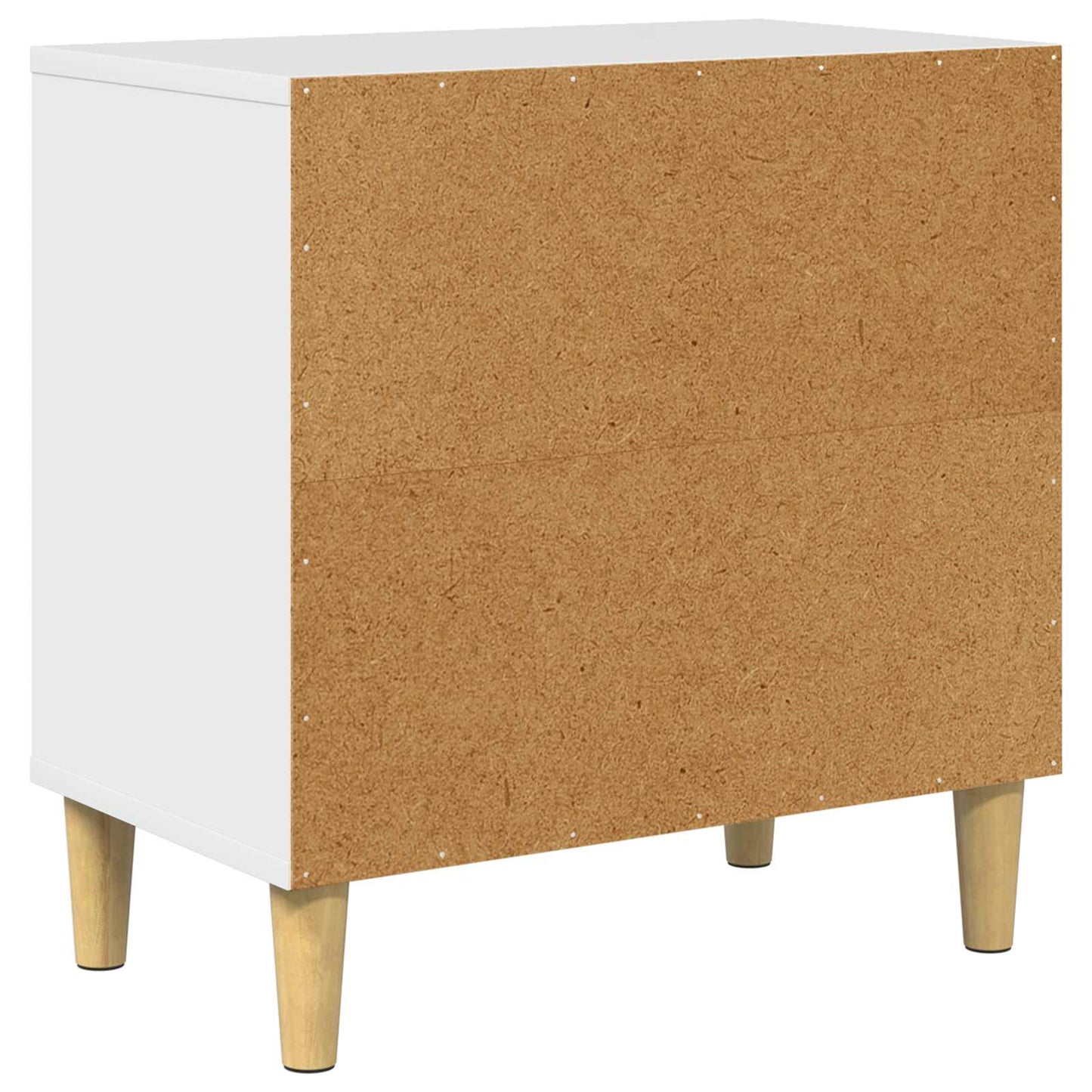 Katt Hus Glanset Hvit 51 x 30 x 52 cm Konstruert tre