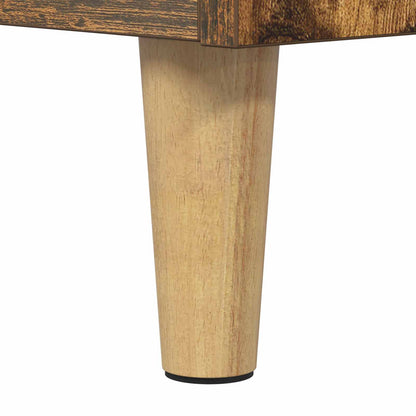 Katt Hus Røkt eik 51 x 30 x 52 cm Konstruert tre