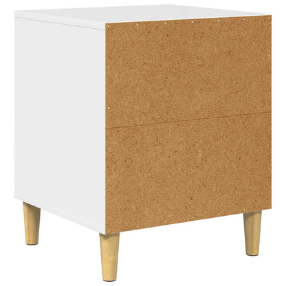 Katt Hus Glanset Hvit 42,5 x 40 x 52,5 cm Konstruert tre