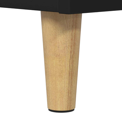 Katt Hus Svart 72 x 42.5 x 70 cm Konstruert tre