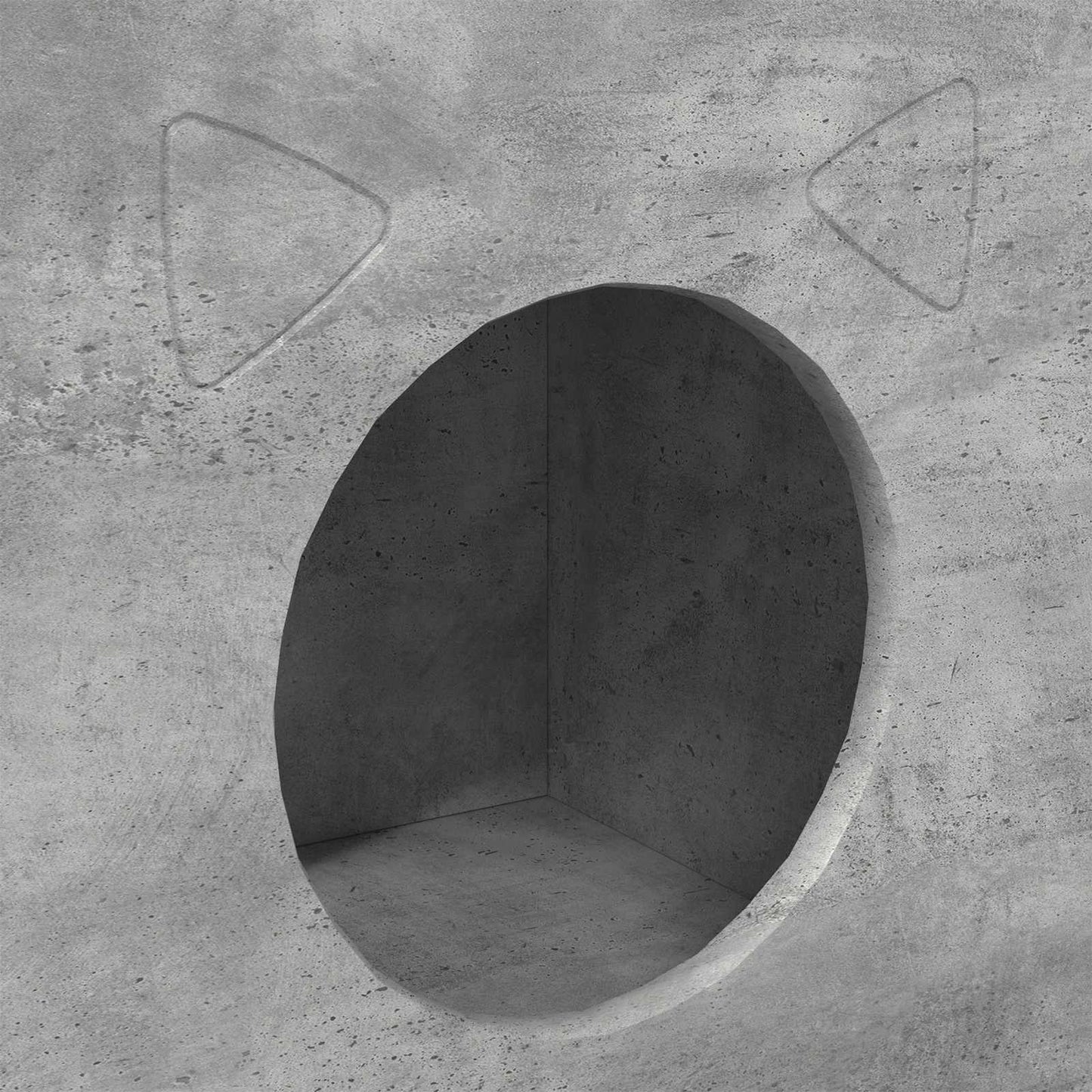 Katt Hus Betong 72 x 42.5 x 70 cm Konstruert tre