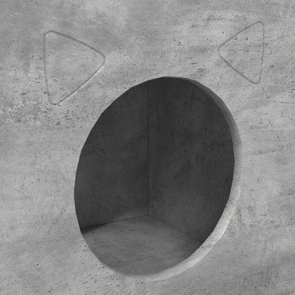 Katt Hus Betong 72 x 42.5 x 70 cm Konstruert tre