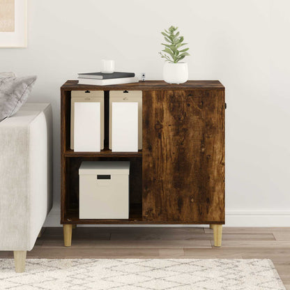 Katt Hus Røkt eik 72 x 42.5 x 70 cm Konstruert tre