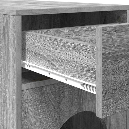 Katt Hus Grå Sonoma 72 x 42.5 x 70 cm Konstruert tre