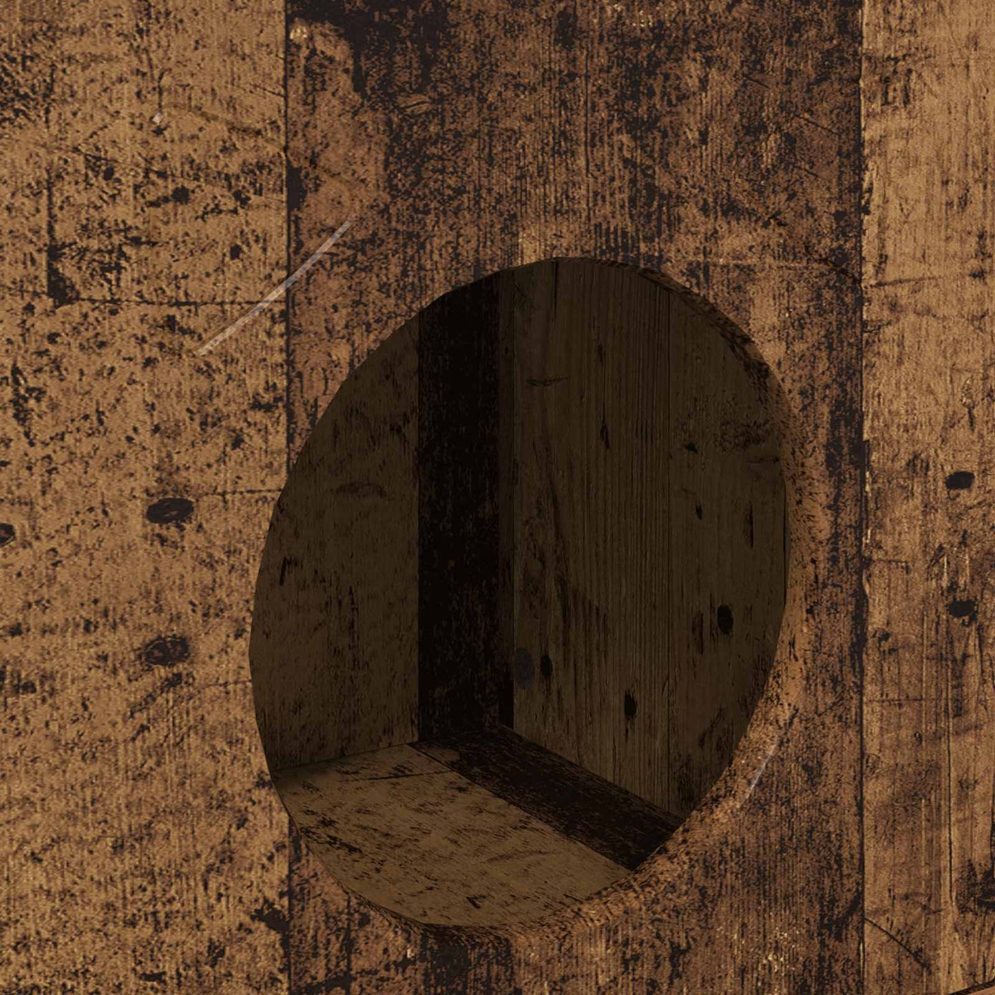 Katt Hus Gammelt tre 72 x 42.5 x 70 cm Konstruert tre