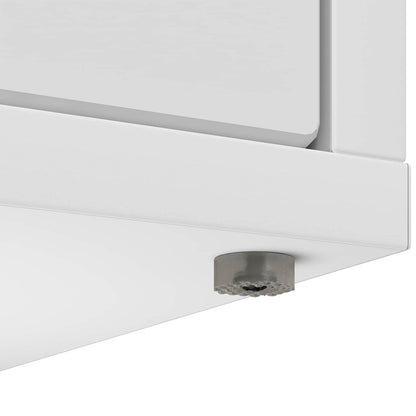 Katt Hus Hvit 53 x 52 x 60 cm Konstruert tre