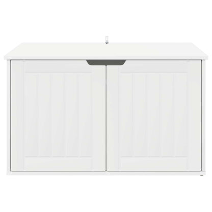 Katt Hus Hvit 85 x 55 x 50 cm Konstruert tre