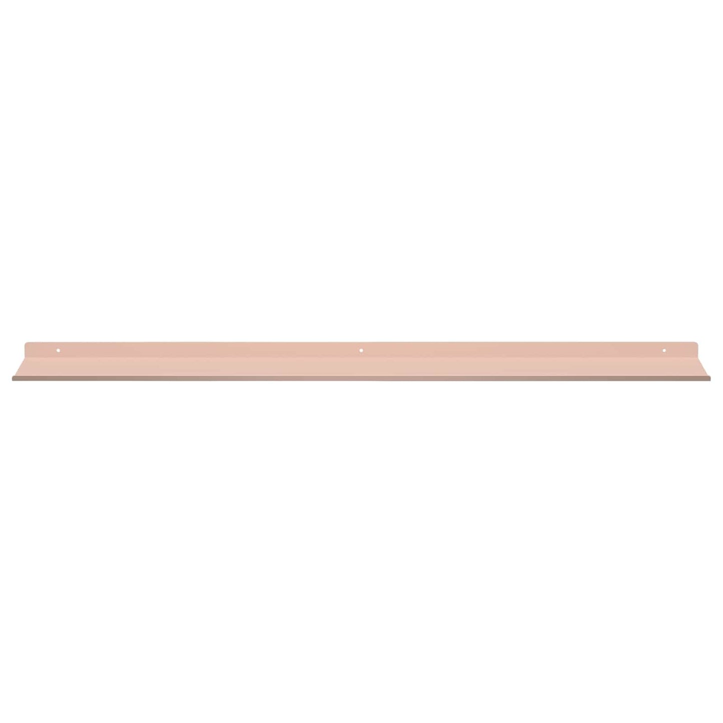 Flytende hylle Veggmontert 2 pcs Rosa 100 x 18 x 2,5 cm Stål