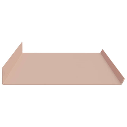 Flytende hylle Veggmontert 2 pcs Rosa 100 x 18 x 2,5 cm Stål