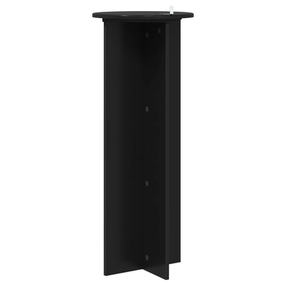 Planteholder 2 pcs Svart Ø40 x 100 cm Konstruert tre