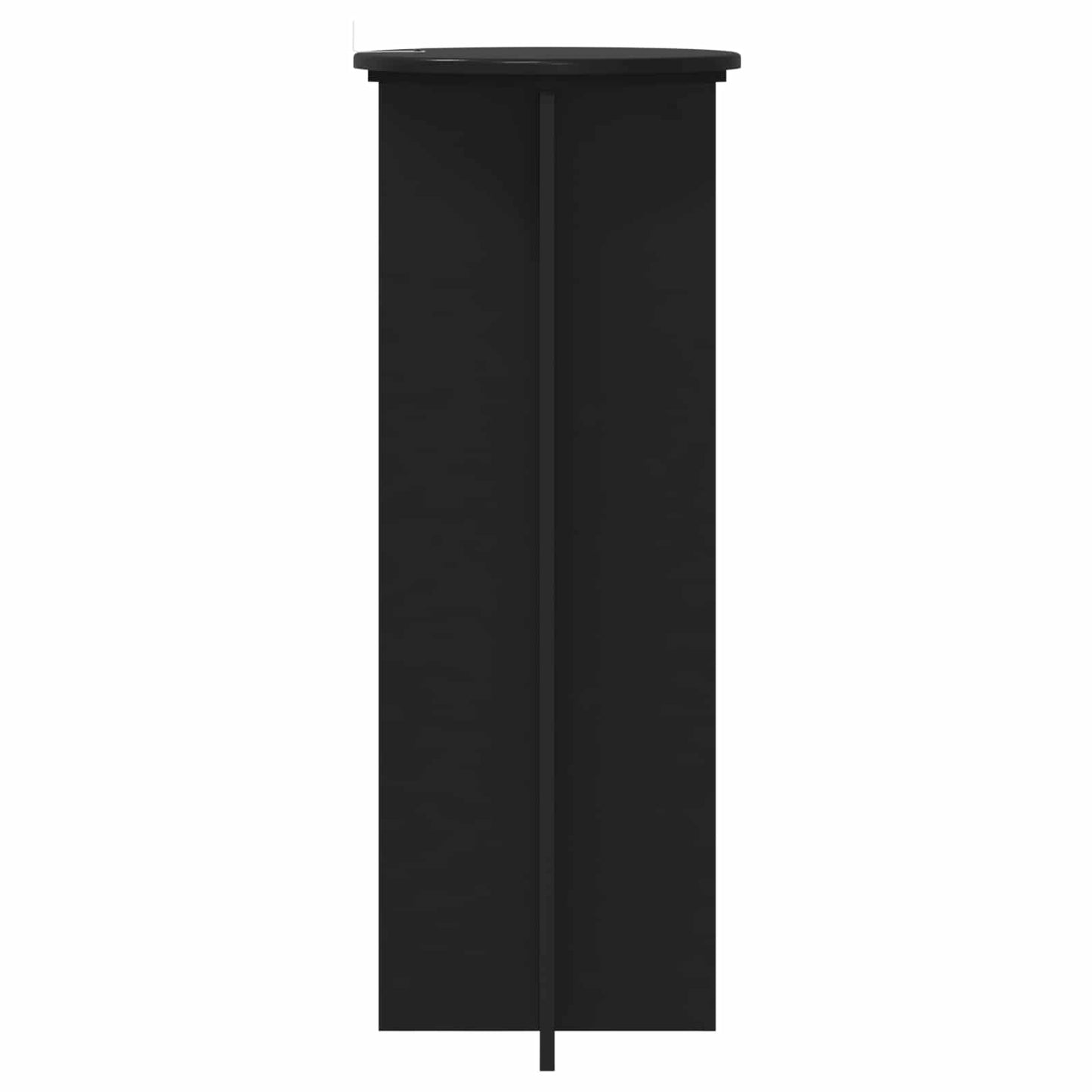 Planteholder 2 pcs Svart Ø40 x 100 cm Konstruert tre